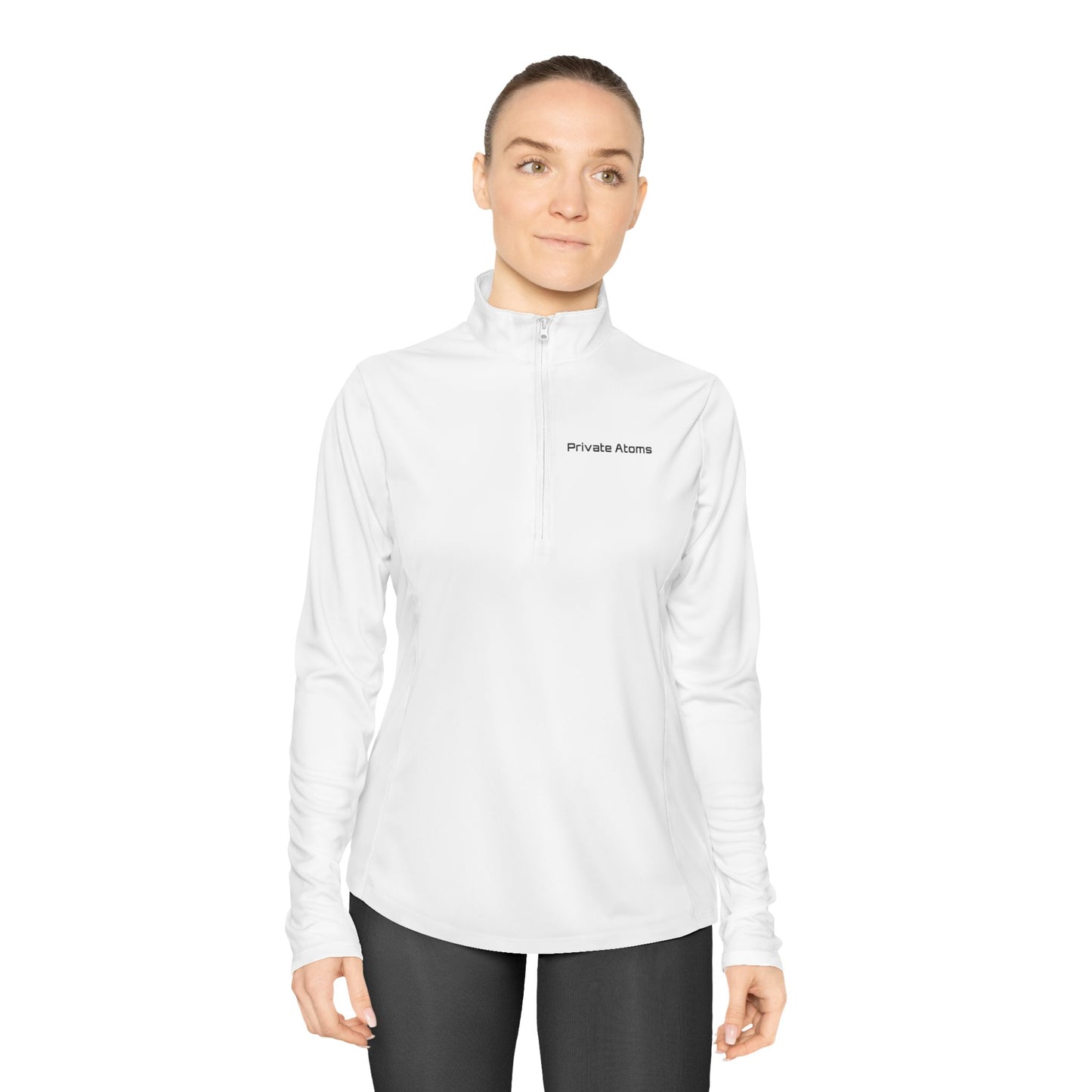 Ladies Quarter-Zip— "Private Atoms" Performance Top